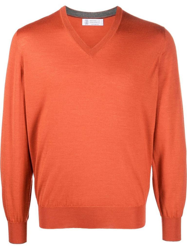 商品Brunello Cucinelli|Brunello Cucinelli V-Neck Sweater,价格¥3119,第1张图片