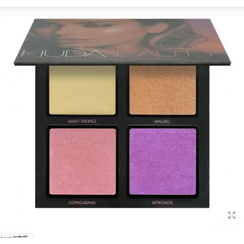 商品Huda Beauty|3D Highlighter Palette,价格¥337,第1张图片