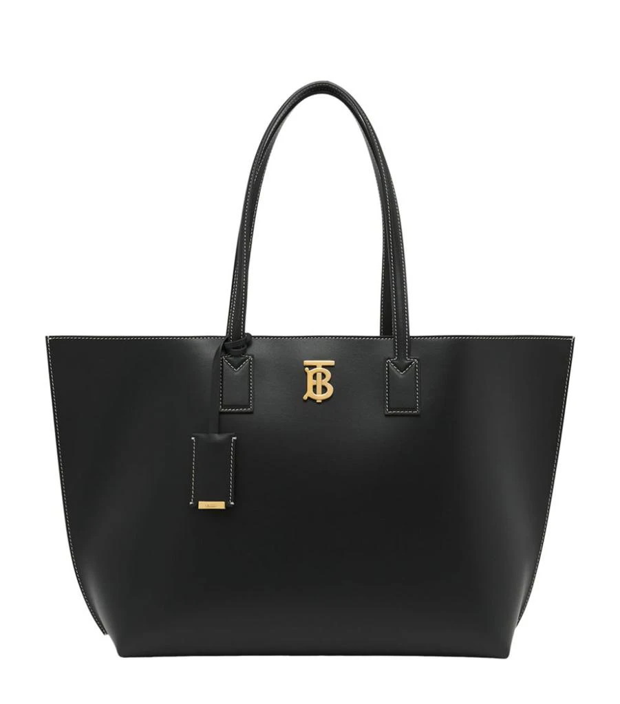 商品Burberry|Medium Leather TB Monogram Tote Bag,价格¥13244,第1张图片