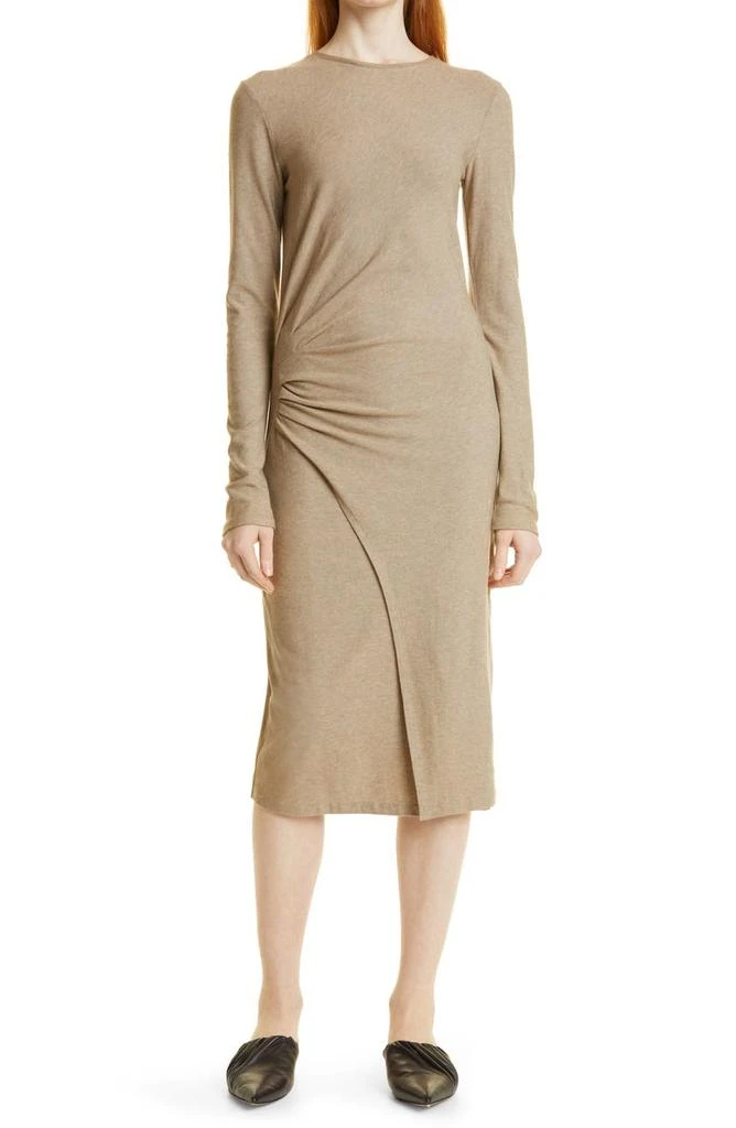 商品Vince|Gathered Long Sleeve Dress,价格¥981,第1张图片