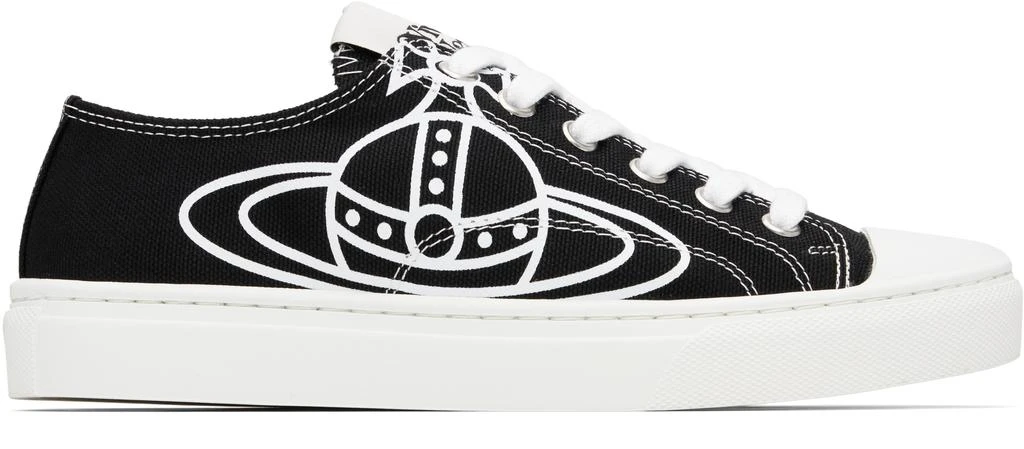 商品Vivienne Westwood|Black Plimsoll Low Top 2.0 Sneakers,价格¥1959,第1张图片