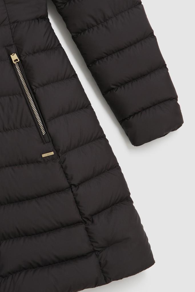 Ellis Quilted Long Jacket with Removable Fur商品第8张图片规格展示