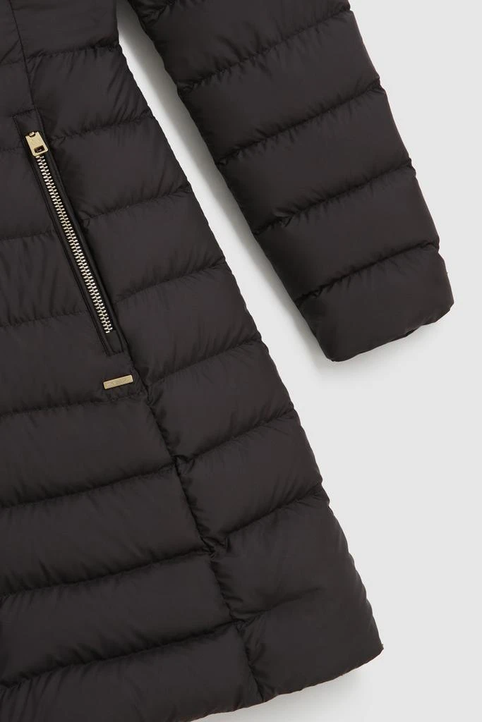 Ellis Quilted Long Jacket with Removable Fur 商品