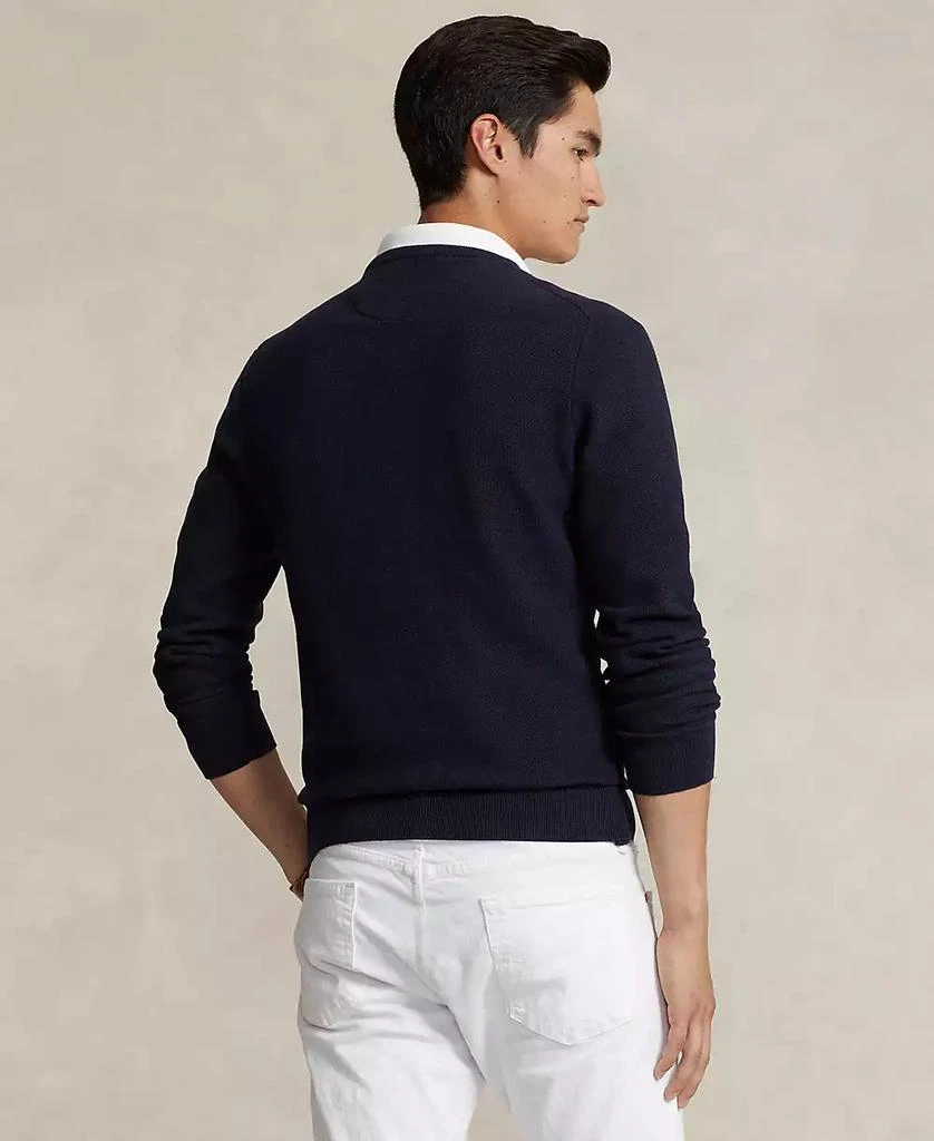 商品Ralph Lauren|Men's Textured Cotton Crewneck Sweater,价格¥627,第2张图片详细描述