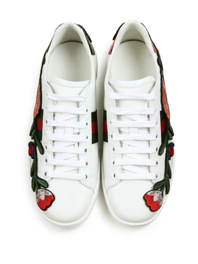 商品Gucci|Ace Embroidered Low-Top Sneakers,价格¥5473,第3张图片详细描述