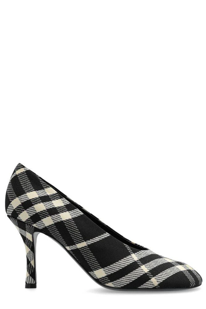 商品Burberry|Burberry Checked Slip-On Baby Pumps,价格¥3889,第1张图片