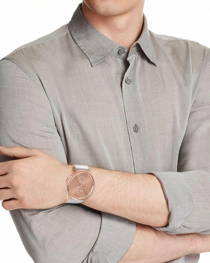 商品Garmin|Vivomove Style Silicone or Nylon Strap Touchscreen Hybrid Smartwatch, 42mm,价格¥2222,第2张图片详细描述