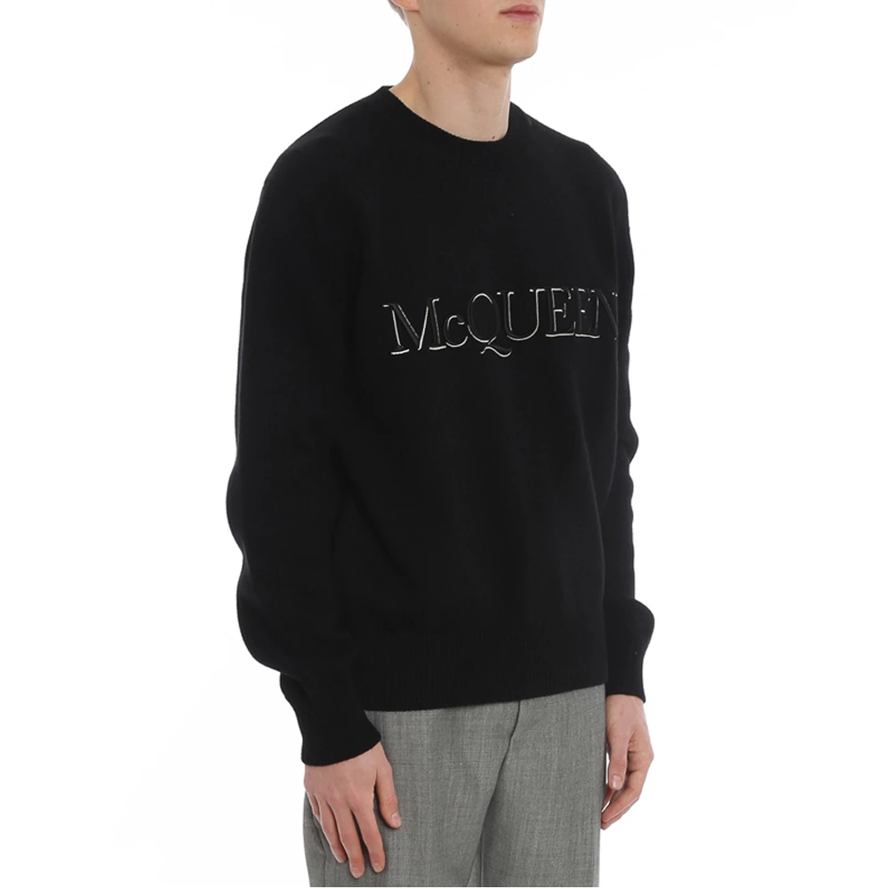 ALEXANDER MCQUEEN 黑色男士针织衫/毛衣 651184-Q1XAY-1011 商品