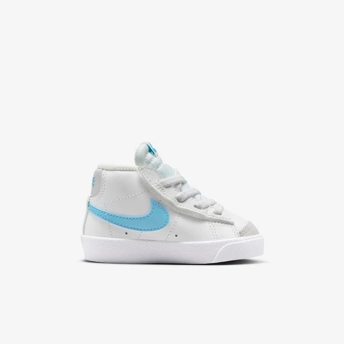 商品NIKE|Blazer Mid '77 DA4088-114 Sneakers Toddlers White Blue Leather Casual Shoes,价格¥313,第3张图片详细描述