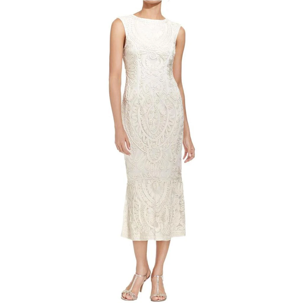 商品JS Collections|JS Collections Womens Mesh Soutache Semi-Formal Dress,价格¥402,第1张图片