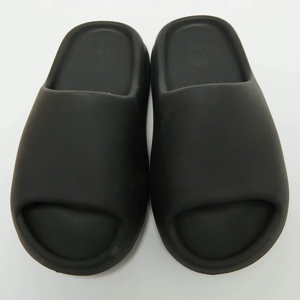 商品YEEZY|Yeezy Black Rubber Onyx Slide Sandals Size 37,价格¥1462,第3张图片详细描述
