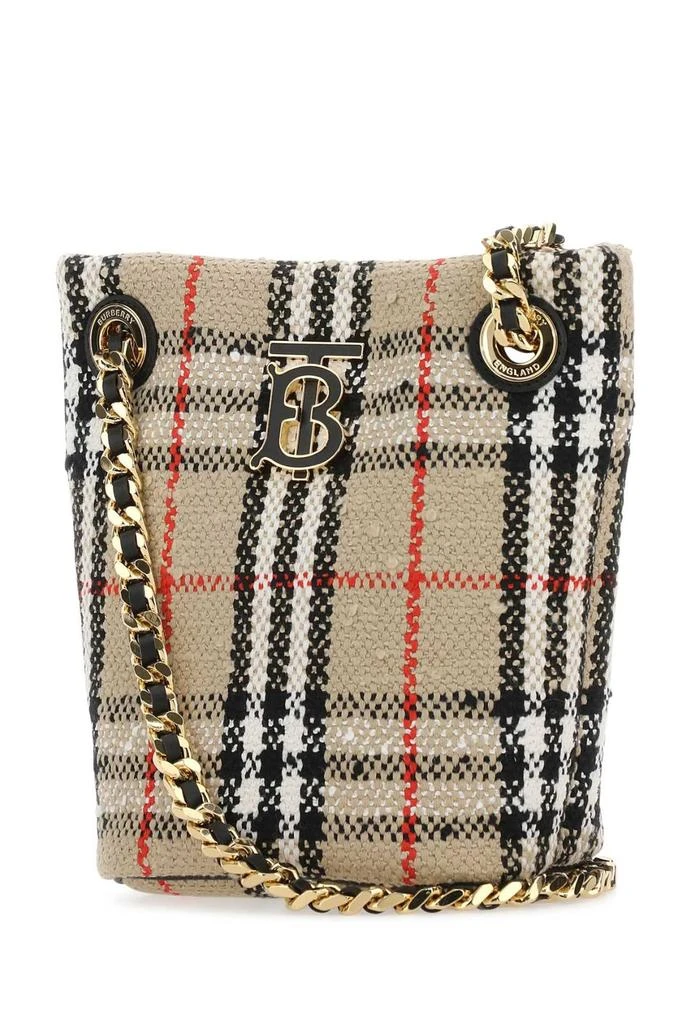 商品Burberry|Burberry Mini Lola Checked Bucket Bag,价格¥6813,第3张图片详细描述