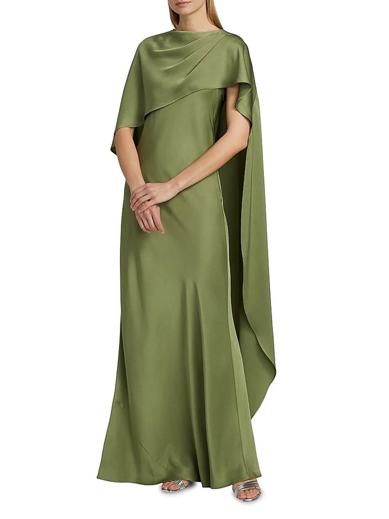 商品SIMKHAI|Izel Boatneck Cape Gown,价格¥7393,第3张图片详细描述