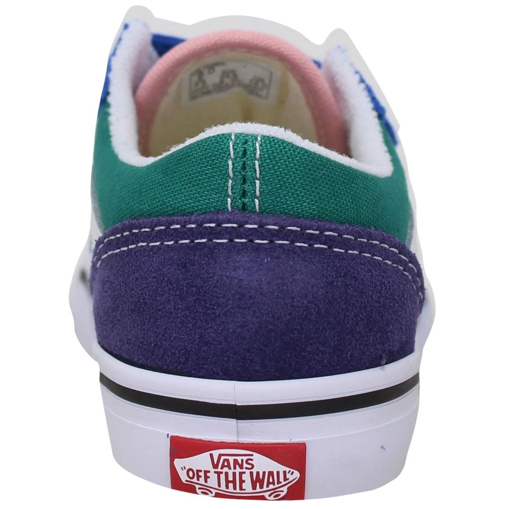 商品Vans|Vans Old Skool V Blue/Green-White  VN000D3Y9EJ Toddler,价格¥230,第3张图片详细描述