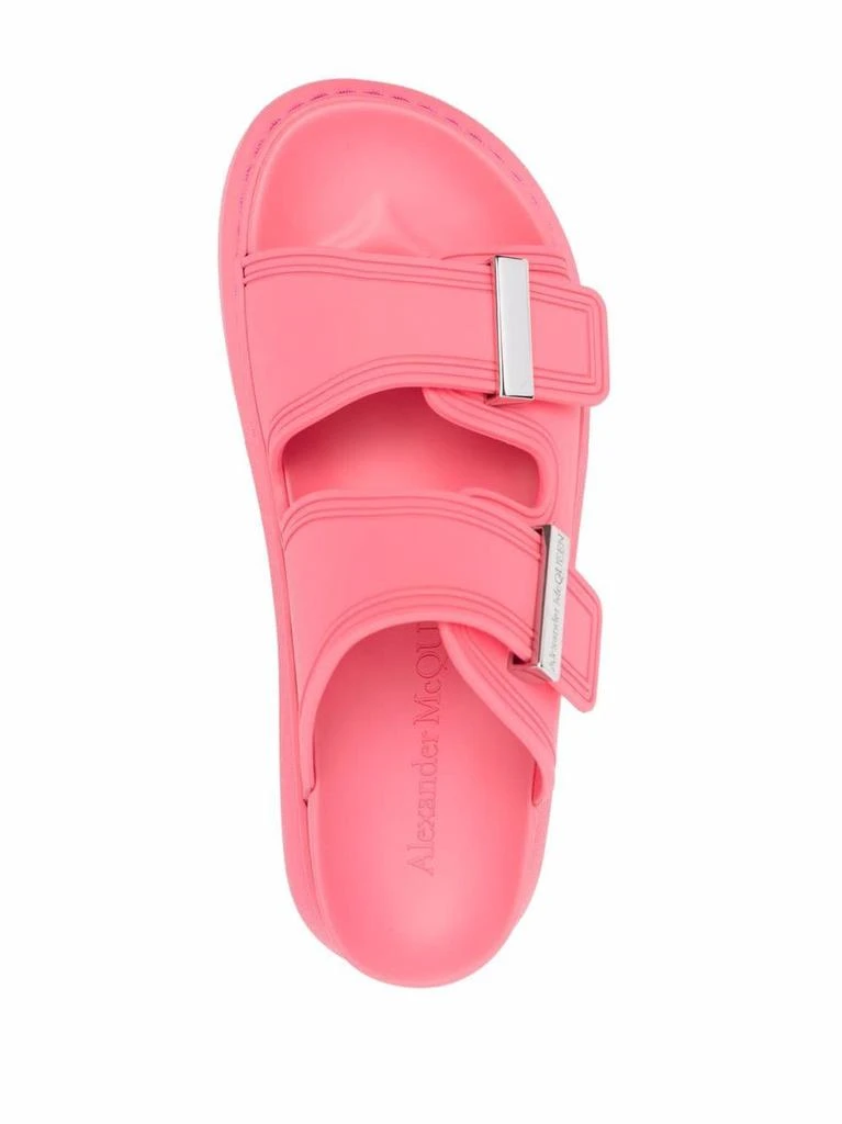 商品Alexander McQueen|ALEXANDER MCQUEEN - Hybrid Oversized Slides,价格¥1595,第3张图片详细描述