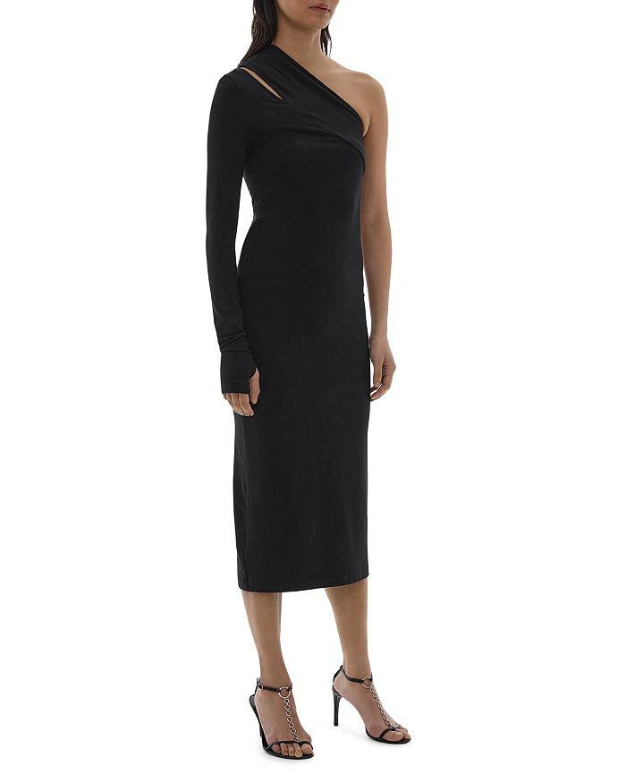 商品Helmut Lang|Asymmetric Neck Shoulder Cutout Dress,价格¥1307,第4张图片详细描述