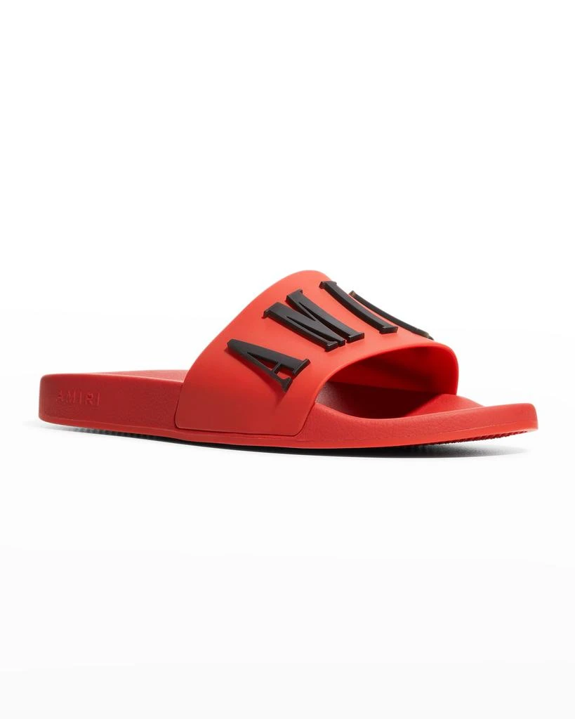 商品AMIRI|Men's Logo Pool Slide Sandals,价格¥2099,第2张图片详细描述