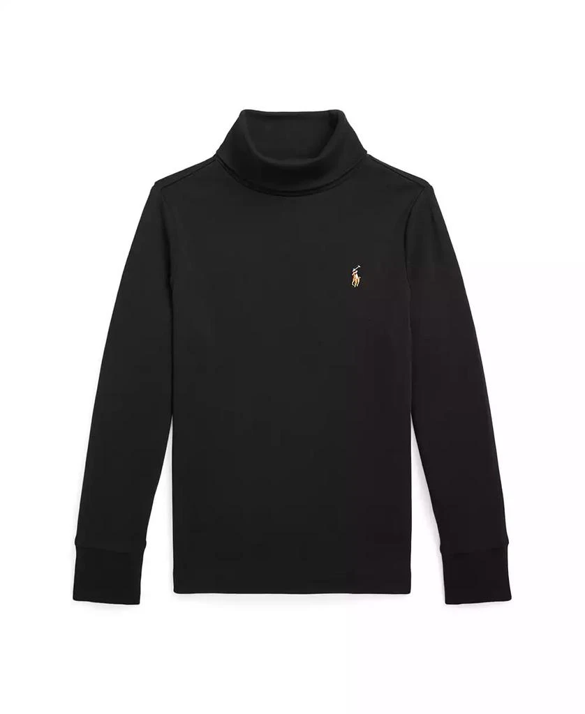 商品Ralph Lauren|Little and Toddler Boys Cotton Interlock Turtleneck Sweatshirt,价格¥222,第1张图片