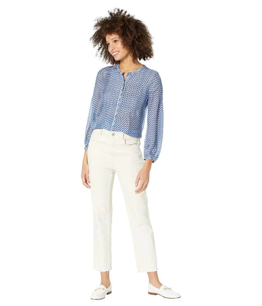 商品Vineyard Vines|Little Key Border Pin Tuck Top,价格¥383,第4张图片详细描述
