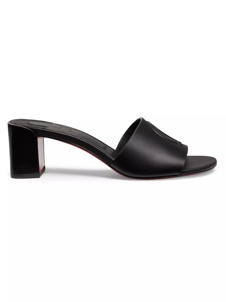 商品Christian Louboutin|So CL 55MM Leather Mules,价格¥5913,第1张图片