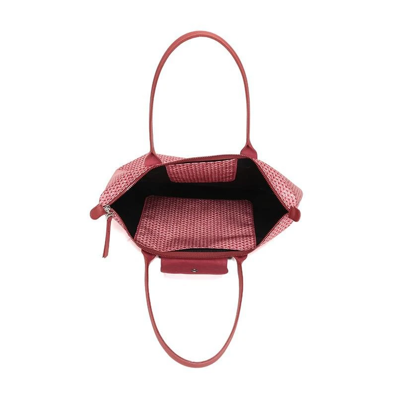 商品[国内直发] Longchamp|珑骧 LONGCHAMP 奢侈品 女士LE PLIAGE 2020系列大号古董粉红色印花织物长柄手提单肩包饺子包 1899 313 P13,价格¥813,第8张图片详细描述