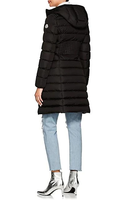 商品Moncler|Leather-Trimmed Down-Quilted Coat,价格¥11058,第4张图片详细描述