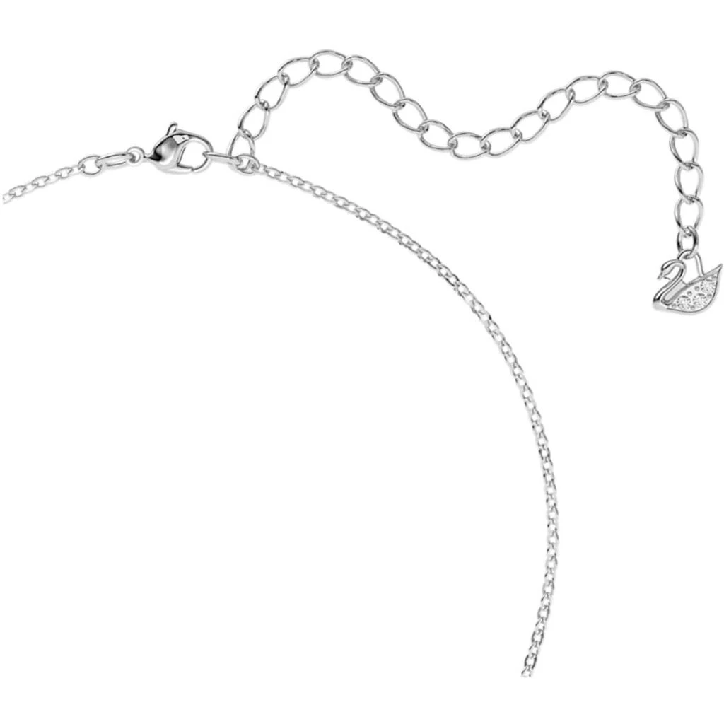 商品Swarovski|Swarovski Women's Pendant - Iconic Swan Grey Rhodium Plated Lobster Clasp | 5614103,价格¥684,第3张图片详细描述