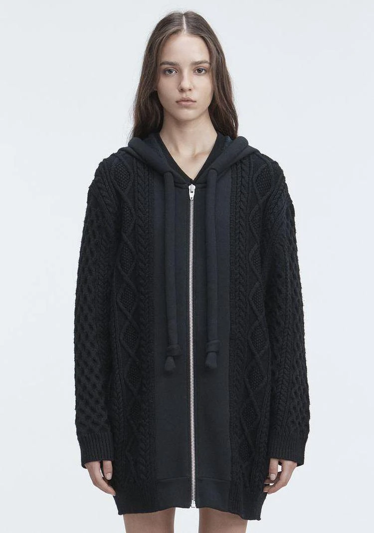 商品Alexander Wang|MIXED MEDIA HOODIE,价格¥2093,第3张图片详细描述