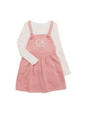 Little Girl’s 2-Piece Dress & Top Set商品第1张图片规格展示