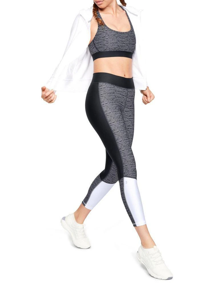 商品Under Armour|HeatGear&#174; Armour Jacquard Cropped Leggings,价格¥283,第4张图片详细描述