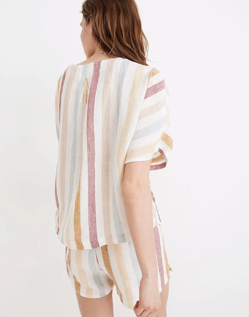 商品Madewell|Madewell x LAUDE the Label Bo Button-Down Shirt in Painter Stripe,价格¥551,第3张图片详细描述