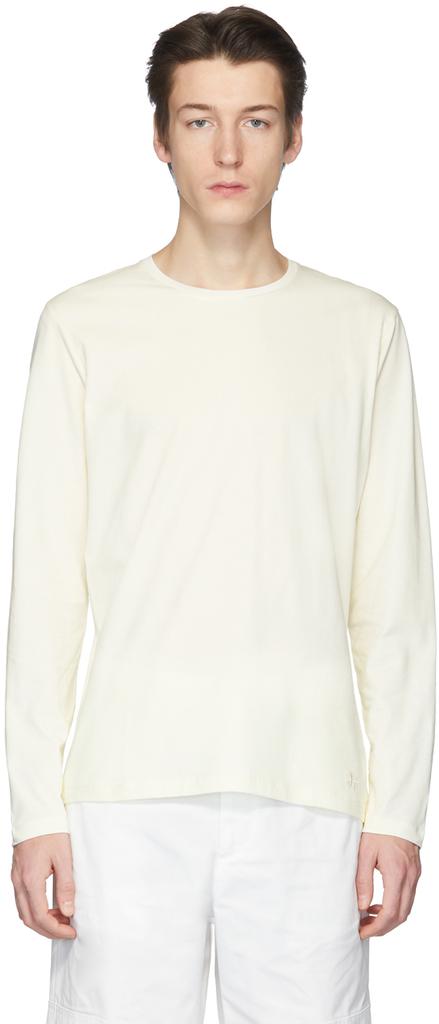 White Jersey Long Sleeve T-Shirt商品第1张图片规格展示