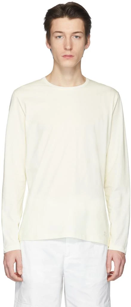 商品Jil Sander|White Jersey Long Sleeve T-Shirt,价格¥210,第1张图片