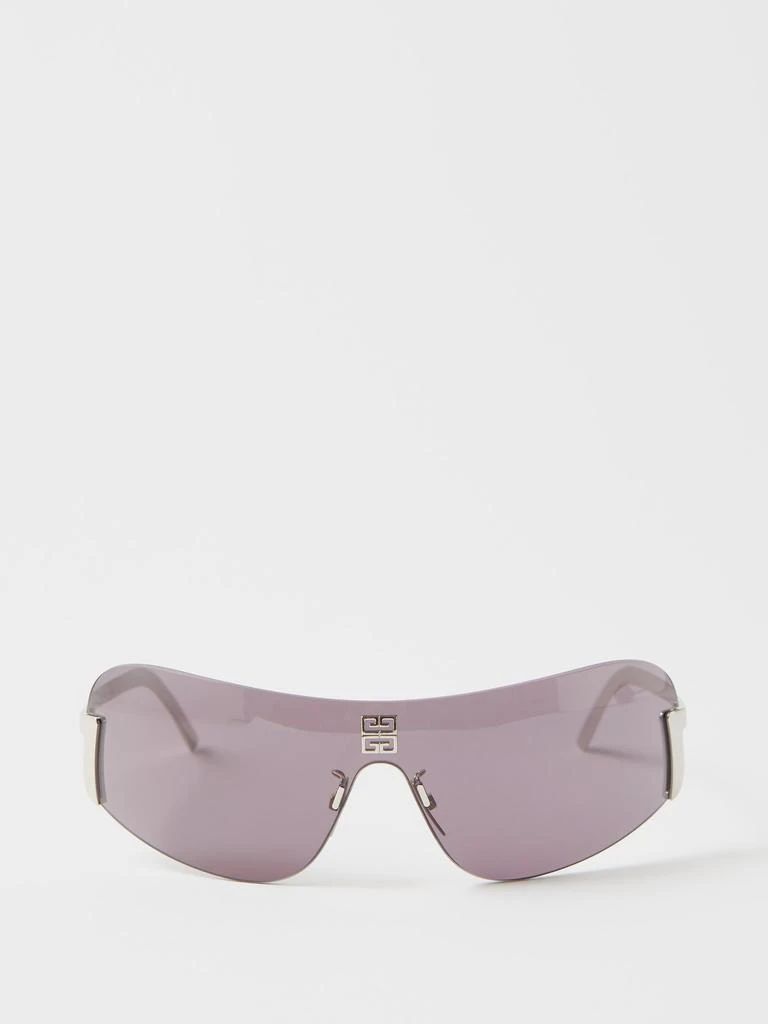 商品Givenchy|4G shield metal sunglasses,价格¥1669,第1张图片