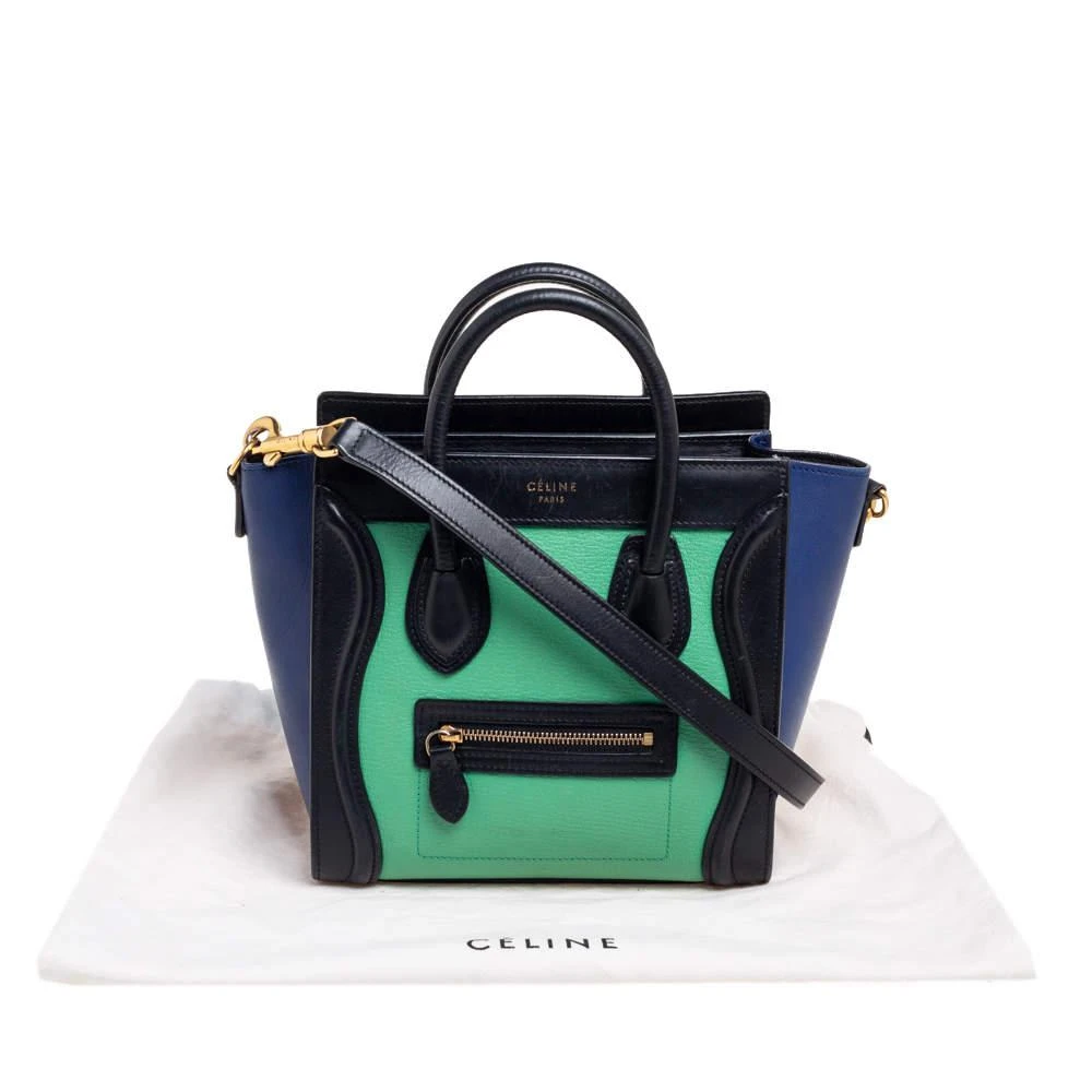 Céline Mulicolor Leather Nano Luggage Tote 商品