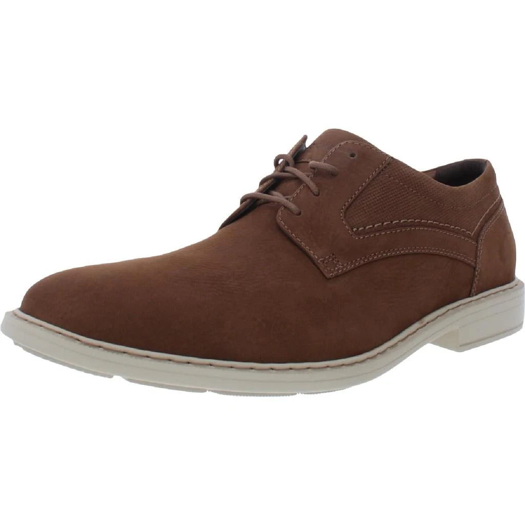 商品Rockport|Rockport Mens Tanner Plain Leather Cushioned Insole Oxfords,价格¥221,第1张图片