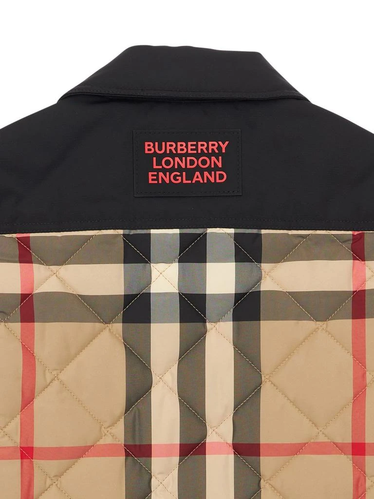 商品Burberry|Check Print Quilted Nylon Puffer Jacket,价格¥4052,第4张图片详细描述