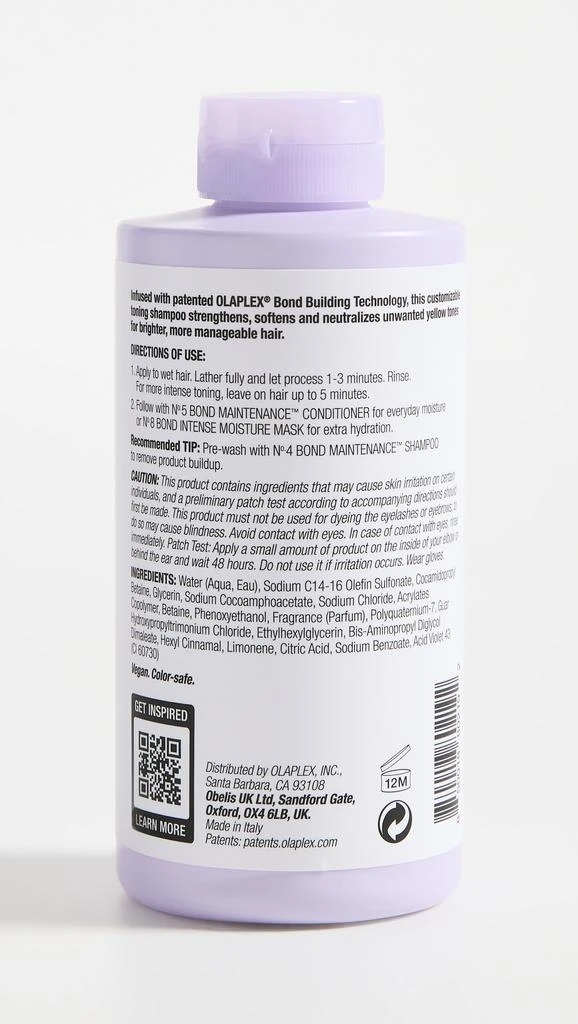 商品Olaplex|No.4P Blonde Enhancer Toning Shampoo 8.5,价格¥227,第2张图片详细描述