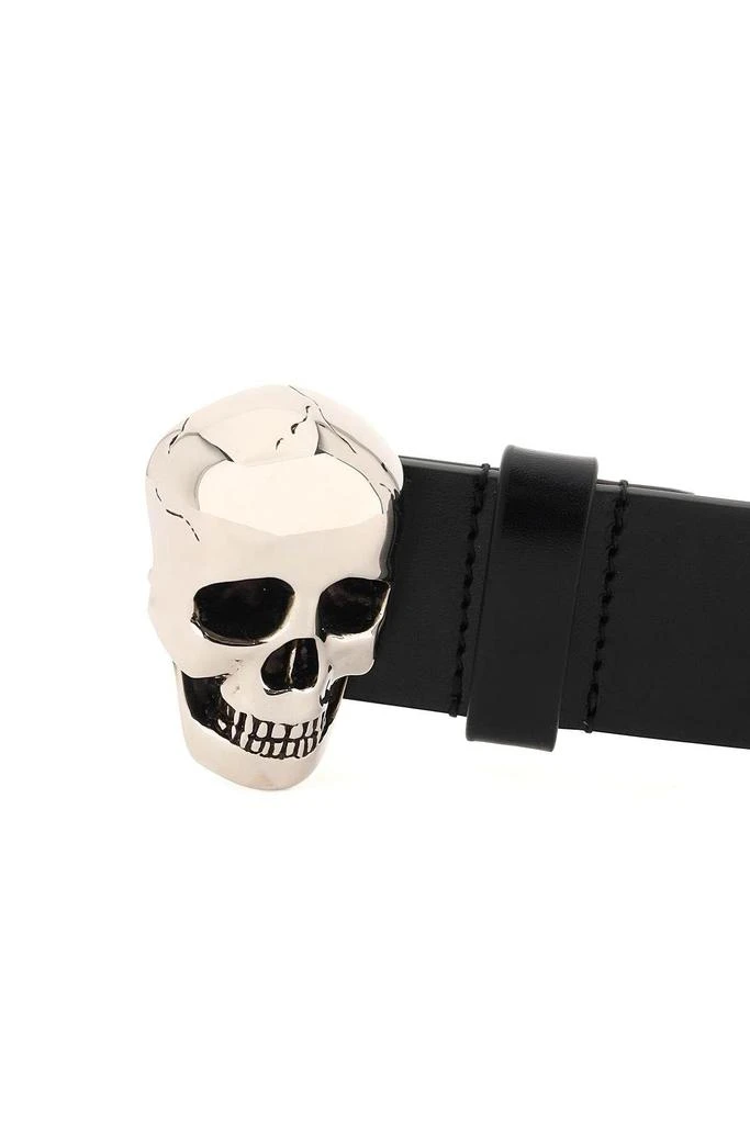 商品Alexander McQueen|SKULL 3D LEATHER BELT,价格¥2838,第3张图片详细描述