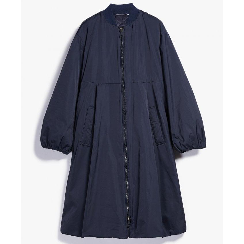 MaxMara Weekend Elis Long navy Padded coat商品第1张图片规格展示