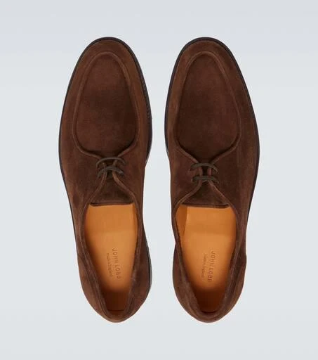 商品John Lobb|Ted绒面革德比鞋,价格¥16819,第4张图片详细描述