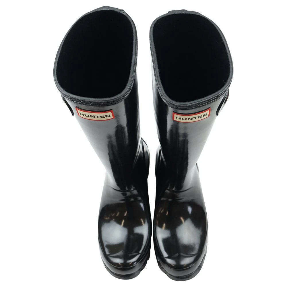 商品Hunter|Black Gloss Original Wellies,价格¥317,第3张图片详细描述