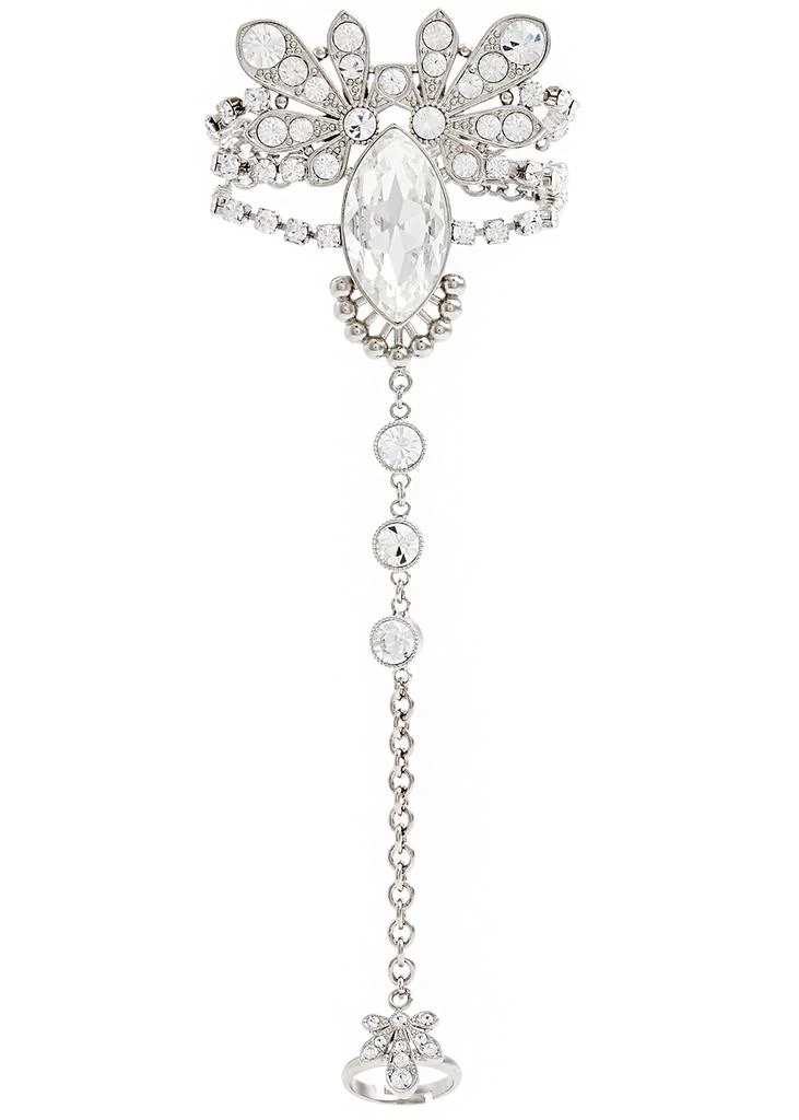 商品Paco Rabanne|Crystal-embellished chain ring bracelet,价格¥4429,第1张图片