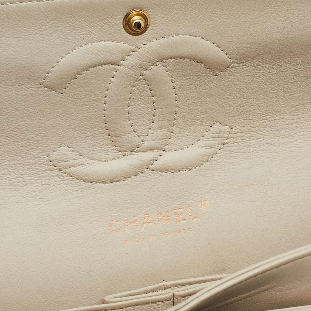 Chanel Cream Quilted Leather Medium Classic Double Flap Bag 商品