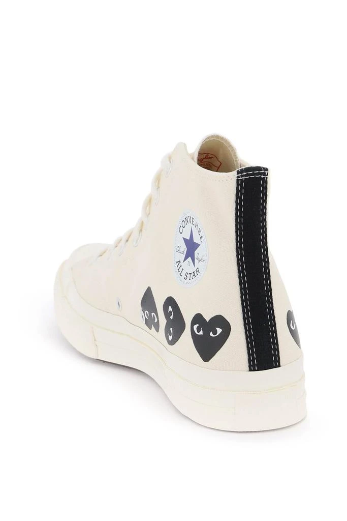 商品Comme des Garcons|Multi Heart Converse X Comme Des Gar S Play Hi-top Sneakers,价格¥1474,第3张图片详细描述