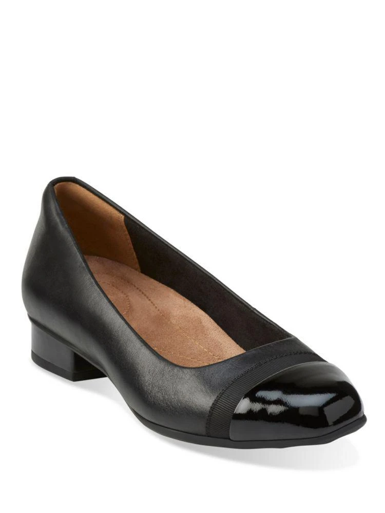 商品Clarks|Keesha Rose Leather Cap Toe Heels,价格¥752,第2张图片详细描述