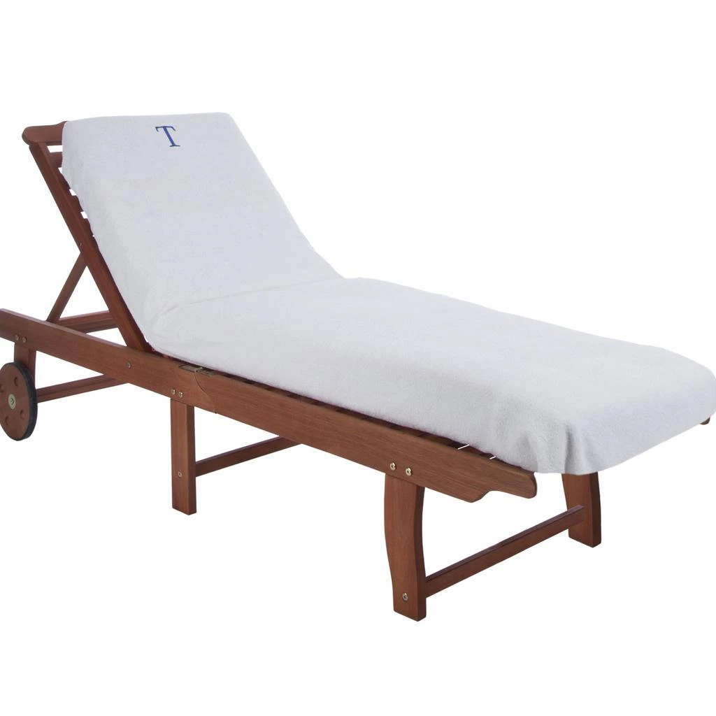 Monogrammed 100% Combed Cotton Lounge Chair Towel Cover Q - Z 商品