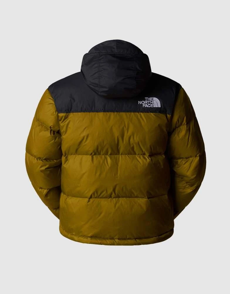 商品The North Face|The North Face M 1996 retro nuptse puffer jacket in green & black,价格¥1896,第3张图片详细描述
