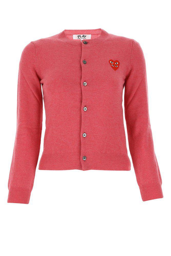 商品Comme des Garcons|Comme des Garçons Play Logo Patch Knit Cardigan,价格¥2932,第1张图片