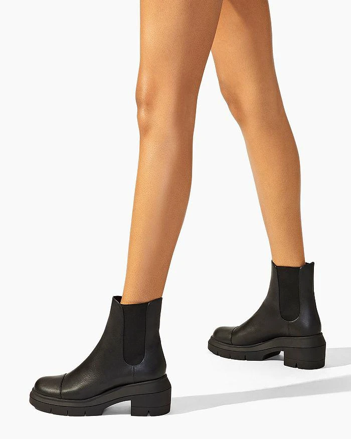 商品Stuart Weitzman|Women's Norah Platform Block Heel Chelsea Boots,价格¥2048,第3张图片详细描述